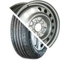 Шина с диском в сборе Massimo OTTIMA PLUS 185/65 R15 88H + Trebl 64A50C Silver 4*100 6xR15 ET50 DIA60.1